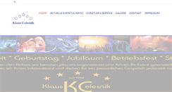 Desktop Screenshot of klaus-celesnik.de